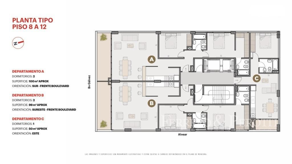 Departamento A Estrenar de 1 Dormitorio con Amenities en Torre Praga 14